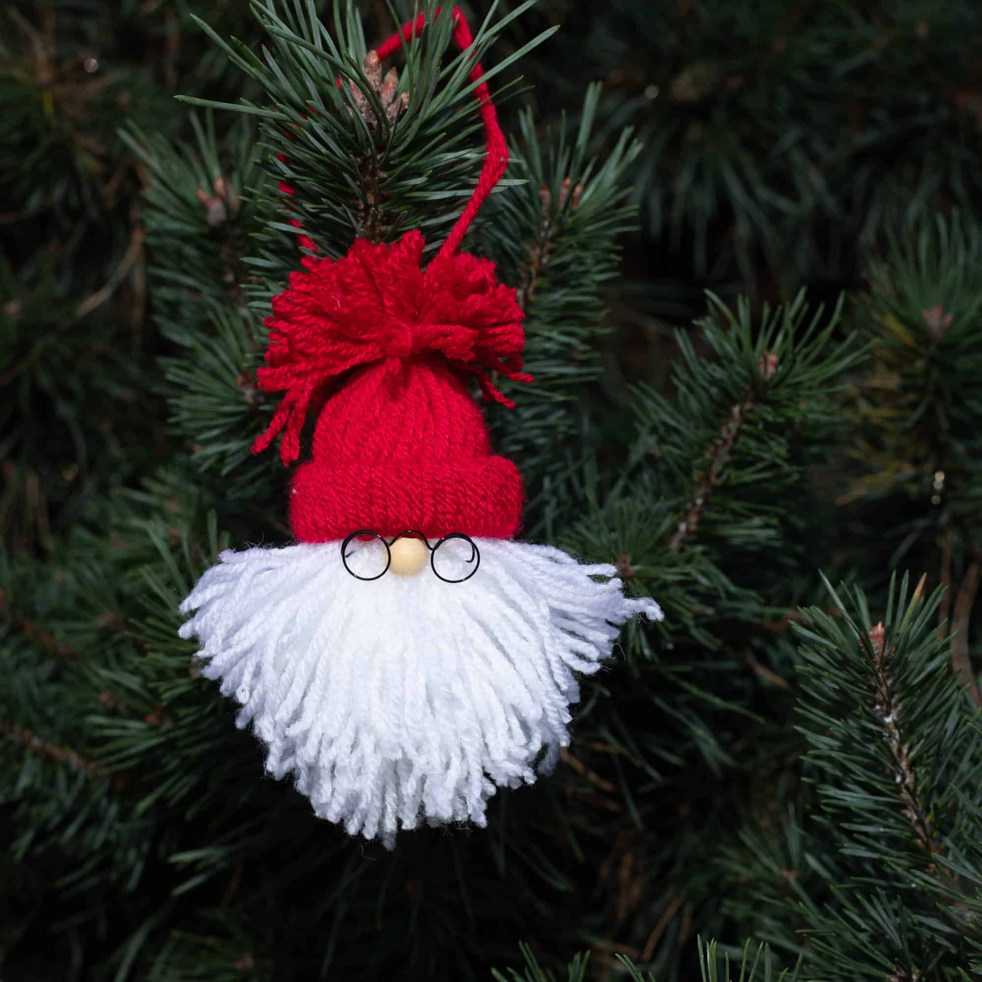vianočná macrame dekorácia - Santa